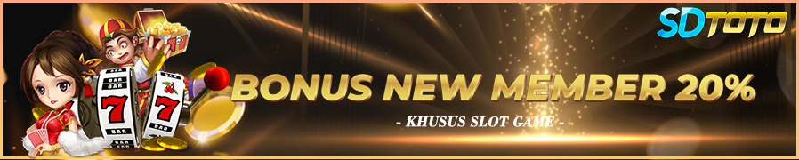BONUS NEW MEMBER 20% KHUSUS GAME SLOT